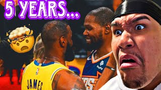 Los Angeles Lakers vs Phoenix Suns Full Game Highlights REACTION... KD And Lebron Epic DUEL!!