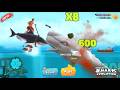 HUNGRY SHARK - ZOMBIE MOBY DICK UNLOCKED AND ZOMBIE MOBY DICK GAMEPLAY - Hungry Shark Evolution
