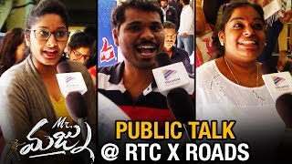 Mr Majnu Public Talk at RTC X Roads | Akhil | Nidhhi Agerwal | Thaman S | Mr Majnu Public Response