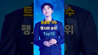 트로트 가수 행사비 순위 Top10  #이슈 #재미 #꿀잼