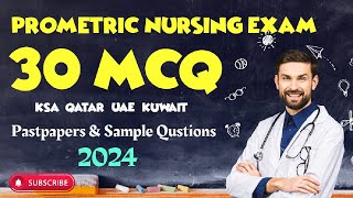 Prometric Exam For Nursing Specialist & Technician | 2024 (MCQ) Kuwait/Saudi/Qatar/Oman/UAE