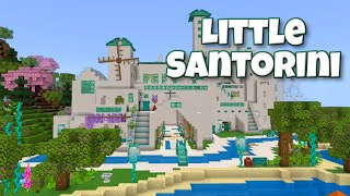 No Commentary - Building MY DREAM Little Santorini in Minecraft Live! Part 2