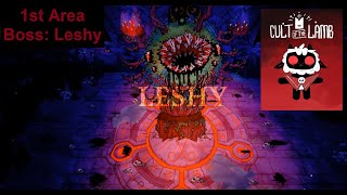 Cult of the Lamb:  First Area Boss Leshy and Cutscenes.