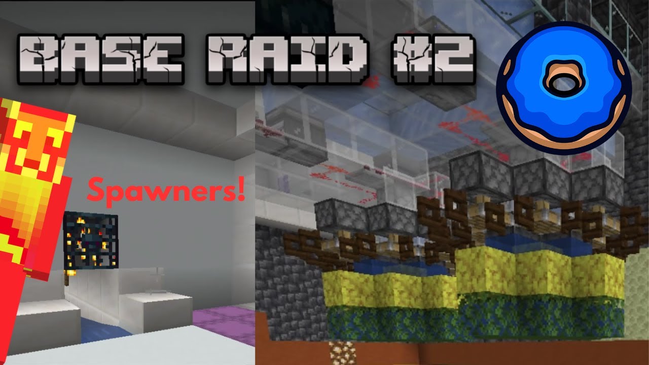 Base Raid With Spawners On The Donutsmp Minecraft Youtube