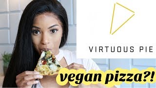 VEGAN PIZZA AND ICECREAM!!!! | VIRTUOUS PIE ROCHELLE CLARKE