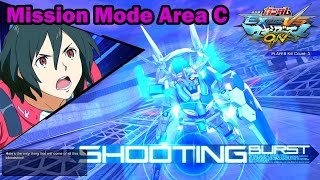 【EXVSMBON】 (Maxi Boost On) - Mission Mode Area C Gameplay (Noob Replay)