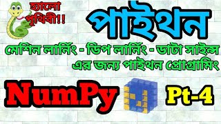 NumPy Array Attributes (reshape min max argmin argmax) - Python NumPy Bangla Tutorial - 4