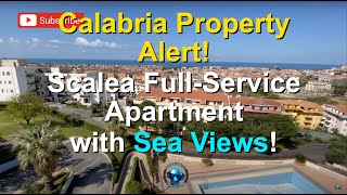 Calabria property Alert! Full Service Apartment in Scalea With Sea Views!