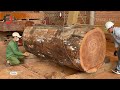 the fastest and most dangerous large chain saw wood lathe cnc wood red tree cutter 252