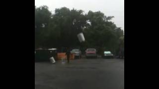 Aging The Garbage Cans In The Rain
