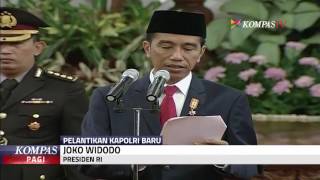 Pesan Jokowi untuk Kapolri Jenderal Tito