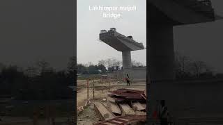 lakhimpur to majuli bridge construction #bridge #majuli #ratulsaikia