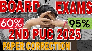 HOW TO SCORE GOOD MARKS IN 2ND PUC|2ND PUC PAPER CORRECTION|2ND PUC BOARD EXAMS