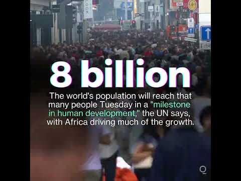 World Population Hits 8 Billion, Creating Many Challenges - YouTube