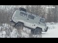 uaz in snow