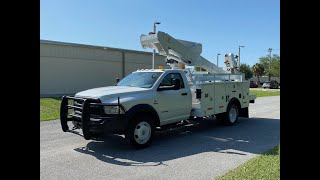 2014 Dodge W5500 4x4 Versalift VST 40I MH 47ft Bucket Truck   32017