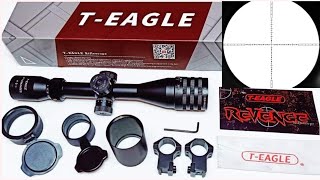 กล้องติดปืนยาว T-Eagle EO 4-16X44 AOEG HK เหมาะสำหรับ ปืนอัดลม และปืนลูกกรด .22