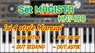 SET MAGISTA.Lengkap Isi 4 Style Manual || KN1400 ORG 2020