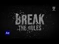 After Effects Tutorial: Shatter Text Effect in After Effects