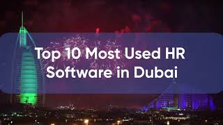 Top 10 Most Used HR Software in Dubai