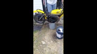 1976 yz 80 running after 30 years of sitting