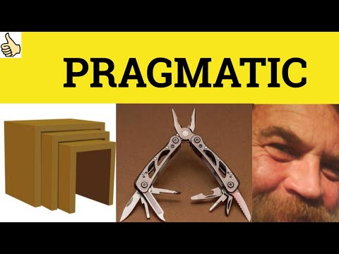 What is the synonym of pragmatic?
