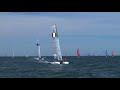 Nacra 17 Sailing - Gold fleet - Race 1 - 2018 European Championship - Day 4