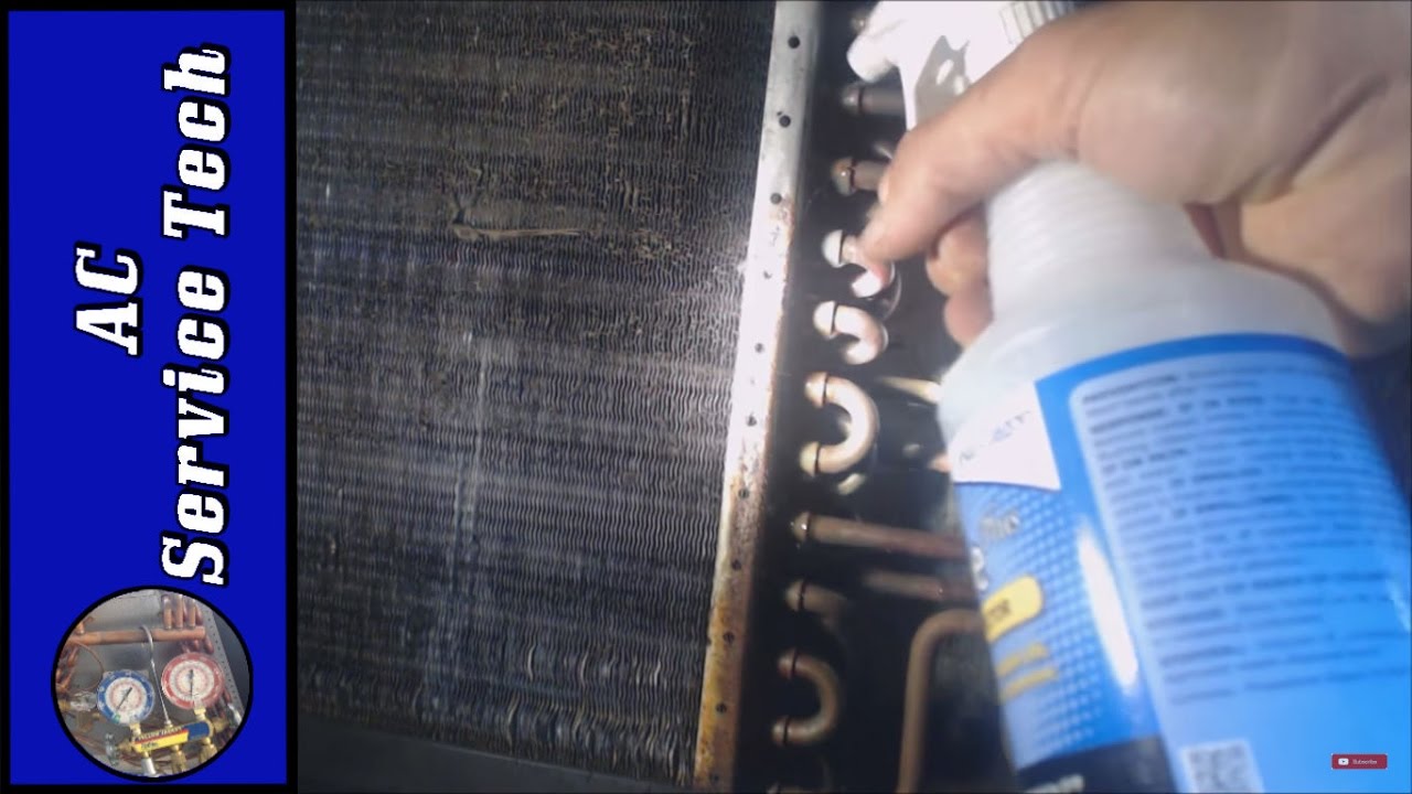 HOW I FOUND A REFRIGERANT LEAK In This AC Unit! - YouTube