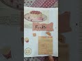 food theme #journal #journaling #scrapbooking #makingjournal |asmr|busybeez