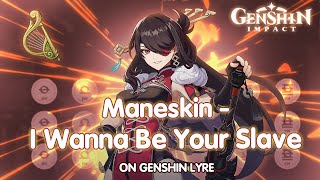 Maneskin - I WANNA BE YOUR SLAVE | Genshin Impact Lyre Cover
