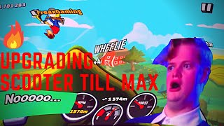Upgrading Scooter Till Max || Hill Climb racing2
