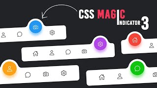 Magic Navigation Menu Indicator using Html CSS & Javascript | @empower_motivation_story