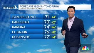 Feb. 22, 2024 | Dry weather continues through the weekend | San Diego Weather Today