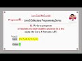 Java Interview Questions and Answers Q31 Find the Second Smallest Element in a List using java 8
