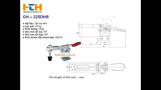 CokhiHTH | CAM KẸP NGANG GH - 225 - DHB