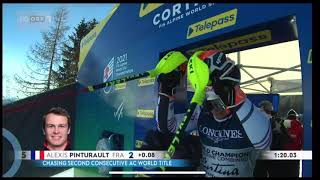 Ski WM 2021: Alexis Pinturault - 2. Platz - Alpine Kombination Herren Lauf 2: Slalom
