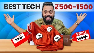 Top 5 Best Tech Gadgets Under Rs.500 To Rs.1500⚡March 2023 Feat. WOOT.IN