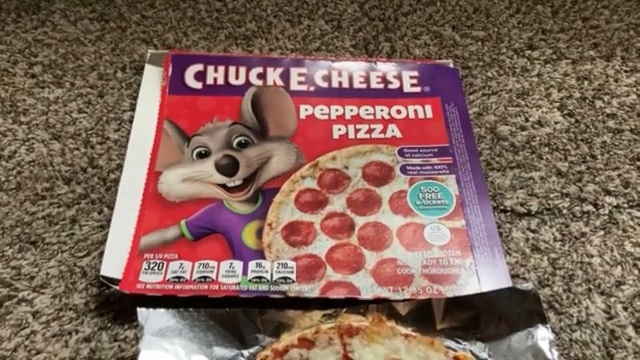 Chuck E. Cheese Frozen Pizza Review - When Your Mascot Is A Rat… - YouTube