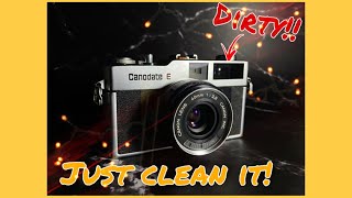 Clean the viewfinder on Canodate E - ล้างช่องมองภาพ Canodate E | famera.film