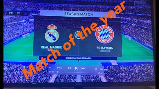 Real Madrid Vs Fc Bayern , match of the year