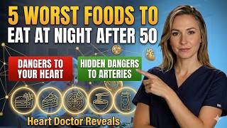 5 Worst Foods to Eat at Night After 50 | Heart Doctor Reveals Hidden Dangers to Your Heart & Arterie