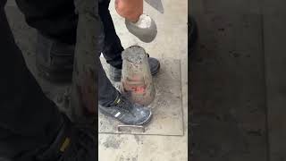 Slump test of concrete #construction #trending #shorts #civil