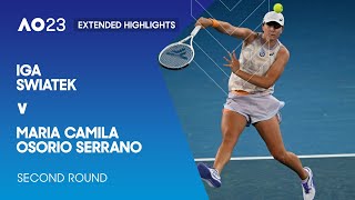 Iga Swiatek v Maria Camila Osorio Serrano Extended Highlights | Australian Open 2023 Second Round