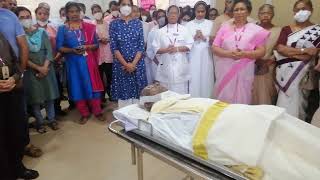 Funeral Service of Prof. Ninan Abraham at Caritas Hospital