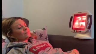 Beurer infrared heat lamp review - for muscle and joint pain, headaches, skin and anti-aging