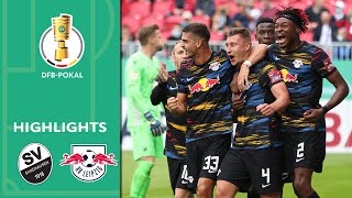 Strong Leipzig at Marsch Debut | SV Sandhausen vs. RB Leipzig 0-4 | Highlights | DFB-Pokal 1. Round