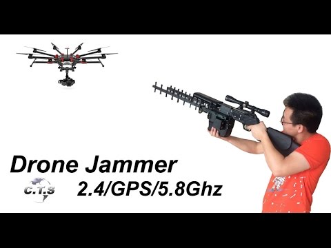 2016 Test drone jammer gun China CTS Drone Disabler Anti drone device 2016 Test drone jammer gun China CTS Drone Disabler Anti drone device