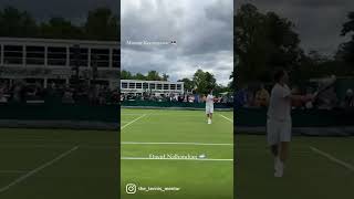 Pro Return Practice at Wimbledon 2022 #tennis