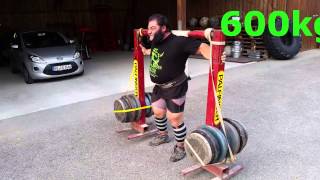 600kg of iron vs. flesh, bone and willpower