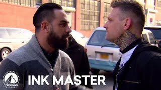 Kyle Dunbar Attacks Chris Nunez 👊 Top 5 Moment from Ink Master Season 4